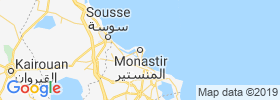 Monastir map